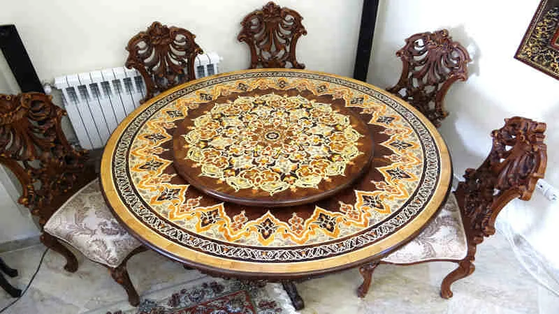 معرق چوب و انواع معرق چوب  از نظر  زمینه